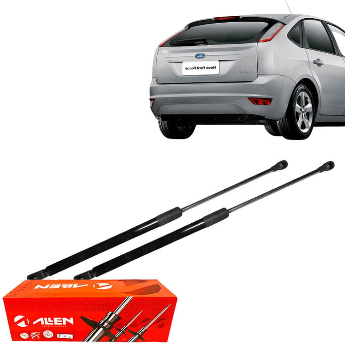 Par Amortecedor Tampa Traseira New Focus Hatch 2010 A 2013
