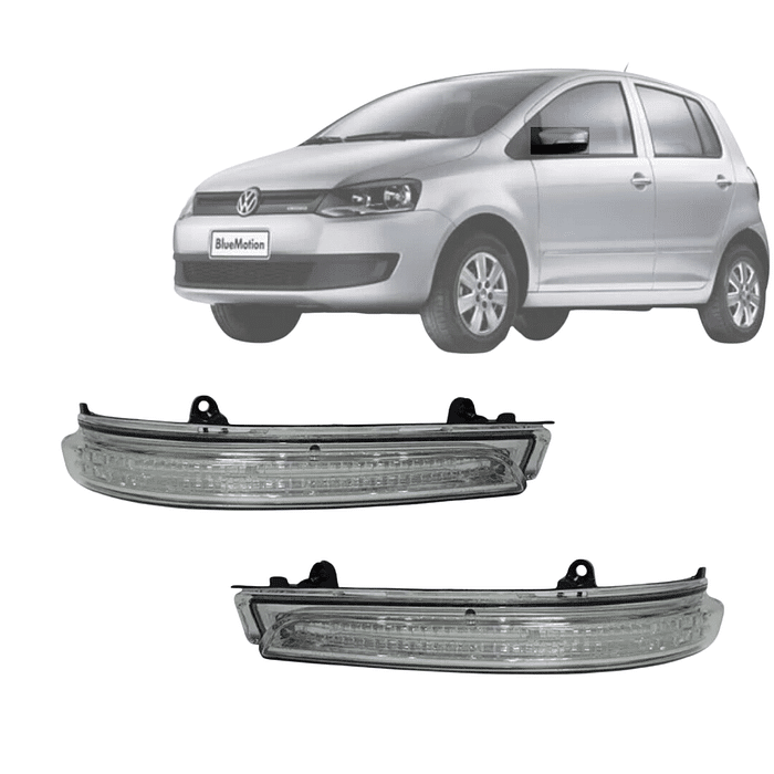 Par Pisca Retrovisor Fox Spacefox Crossfox 2011 2012 2013 2014