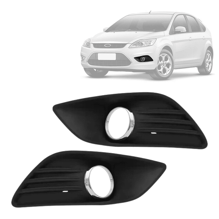 Par Moldura Milha Focus 2009 2010 2011 2012 2013 Aro Cromado