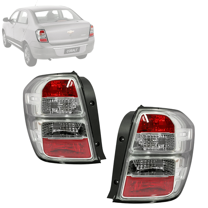 Par Lanterna Traseira Cobalt 2012 2013 2014 2015 Fume