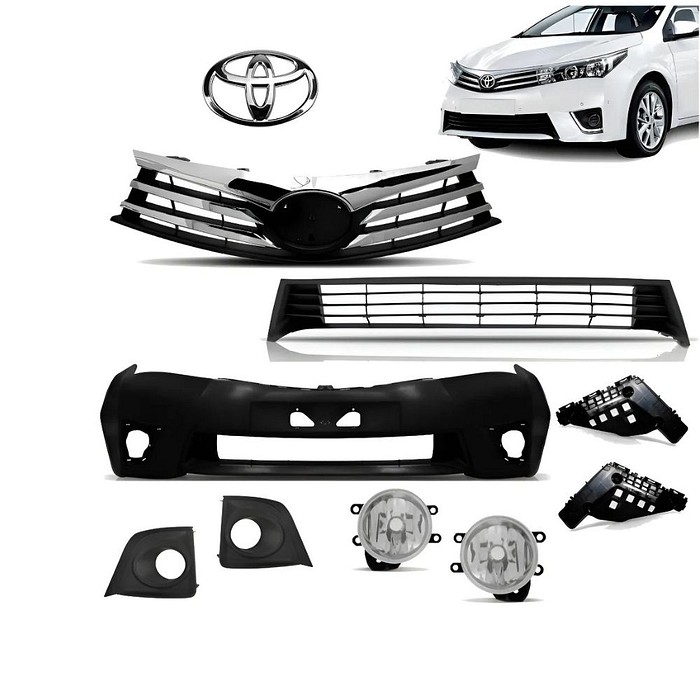 Kit Parachoque Dianteiro Corolla 2014 2015 2016 2017