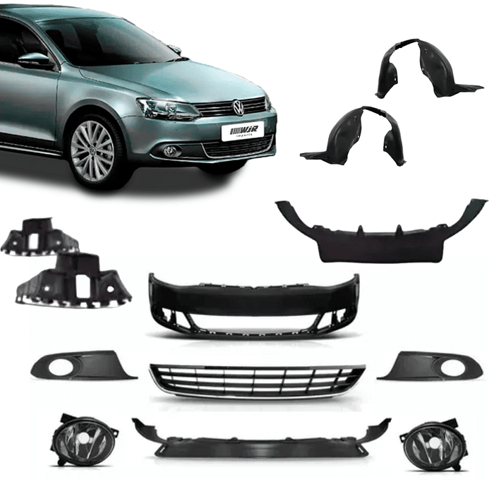 Kit Parachoque Dianteiro Jetta 2011 2012 2013 2014 2015