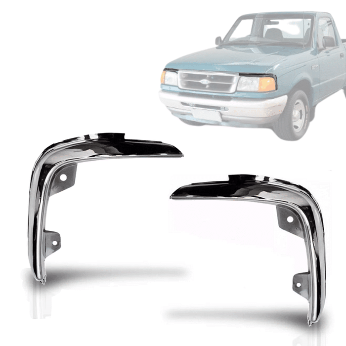Par Moldura Farol Cromado Ranger 1993 1994 1995 1996 1997