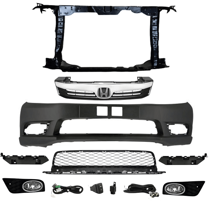 Kit Parachoque Completo Civic 2012 2013 2014