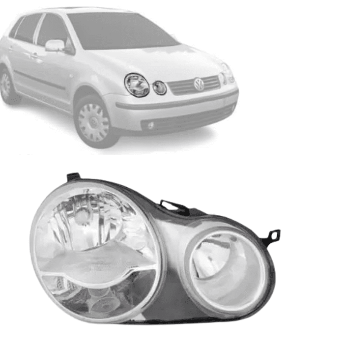 Farol Direito Polo 2003 2004 2005 2006 Cromado