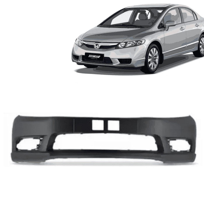 Parachoque Dianteiro Civic 2009 2010 2011 2012 C/ Ressalto