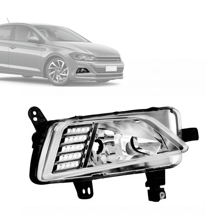 Farol Milha Direito Polo 2017 2018 2019 2020 C/ Led