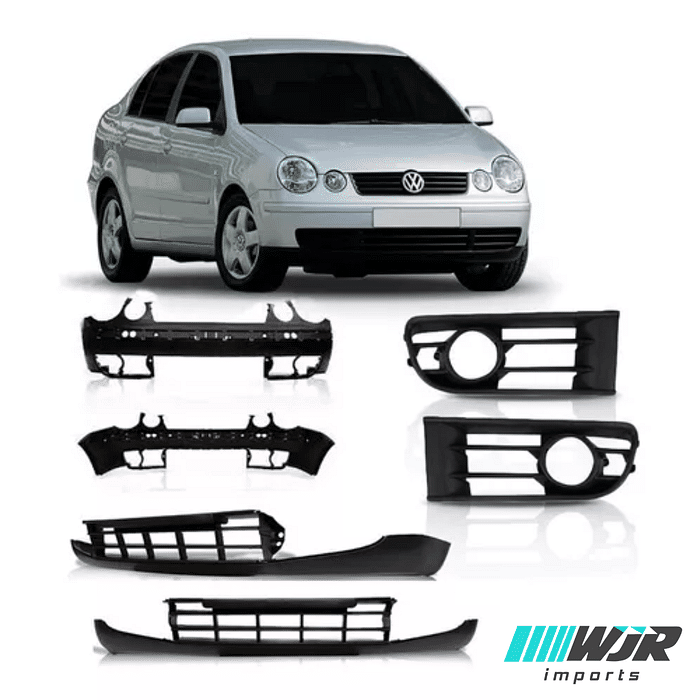 Parachoque Dianteiro Completo Polo 2003 2004 2005 2006