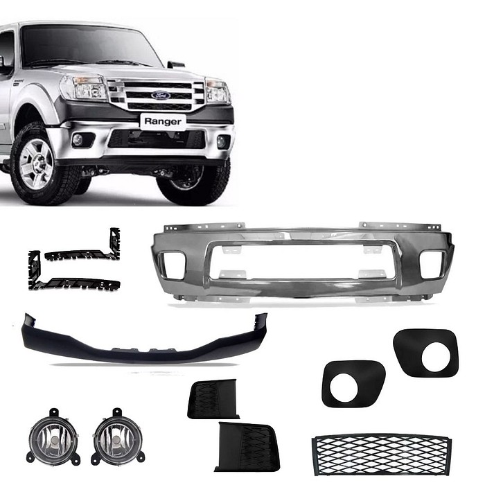 Kit Parachoque Dianteiro Completo Ford Ranger 2010 2011 2012