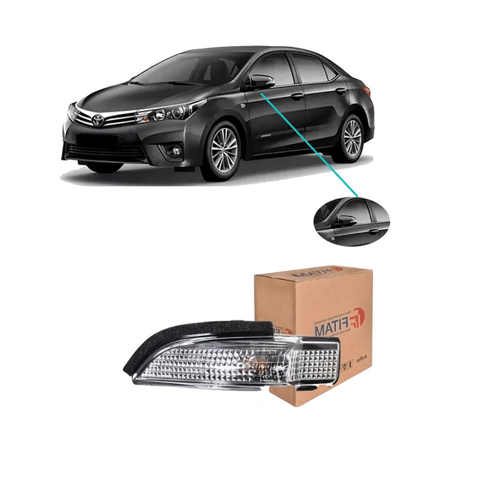 Pisca Retrovisor Esquerdo Corolla 2014 2015 2016 2017 2018