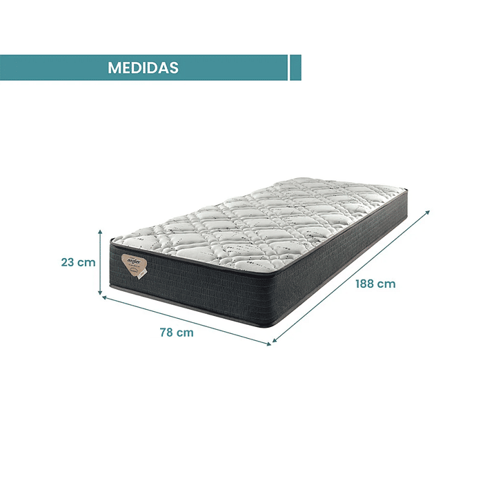 Colchão Solteiro Ecoflex Adapto 0,88 X 1,88 X 23