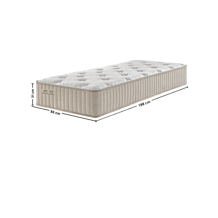 Colchão Solteiro Ecoflex Maze 0,88 X 1,88 X 31