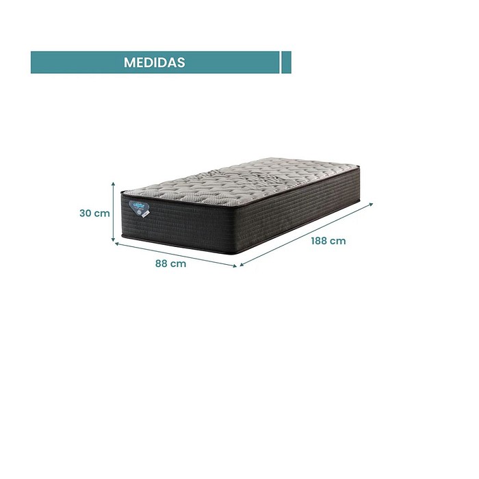 Colchão Solteiro Ecoflex Vivaz 0,88 X 1,88 X 30