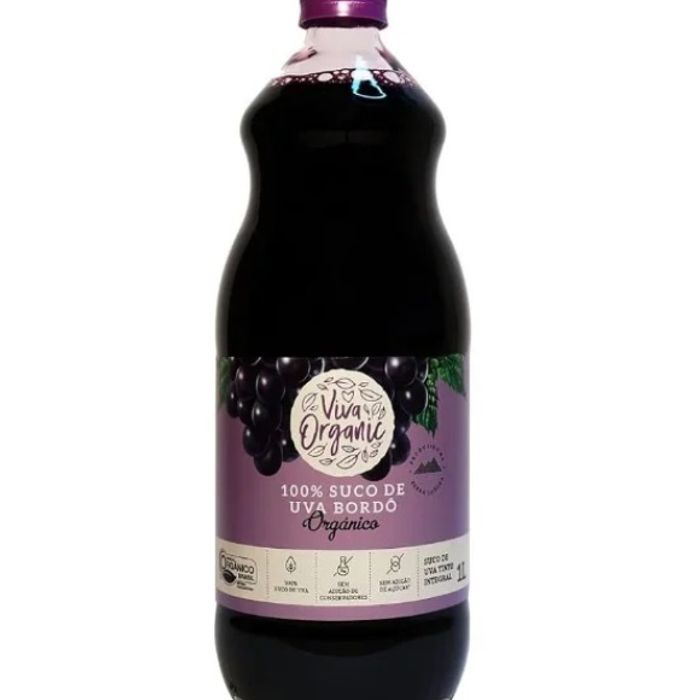 Suco de Uva Bordô Orgânico 1L Viva Organic