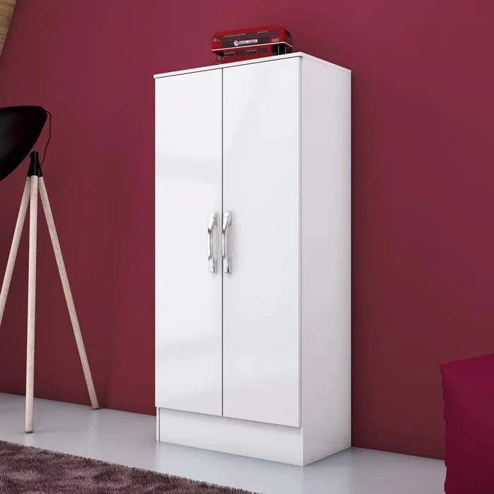 Armário Multiuso Henn Briz B14 - 2 Portas - Branco