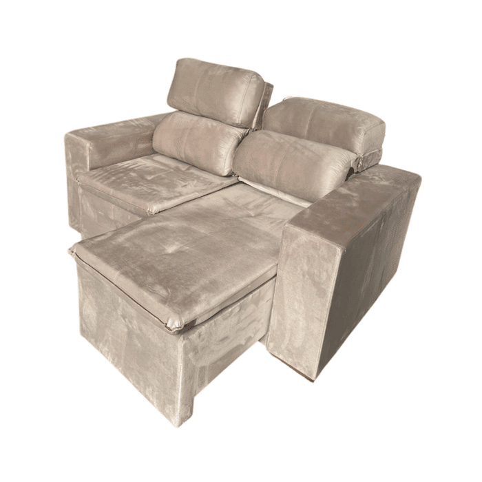 Sofá Retrátil e Reclinável Inovaflex Smart Milenium 2 Lugares Castor