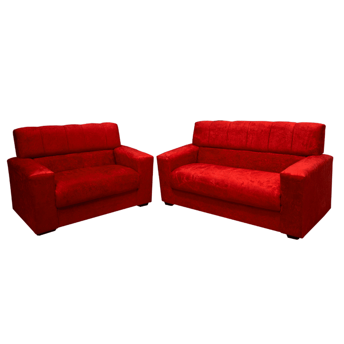 Conjunto de Sofá 2x3 Lugares Dubai Vermelho Masterflex