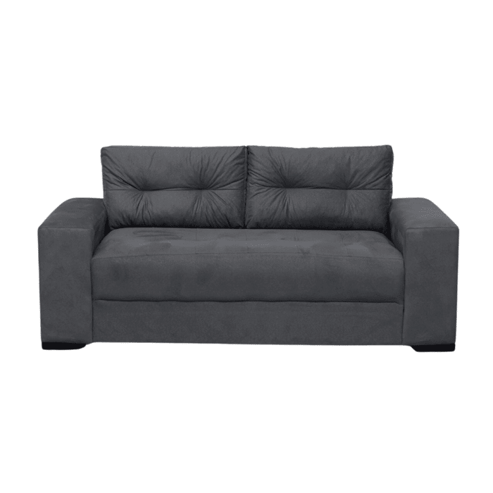 Sofá 3 Lugares Confort Cinza Masterflex
