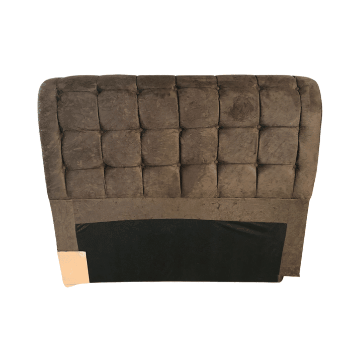 Cabeceira de Cama Box Casal 140cm Estofada Malu Vivace Marrom