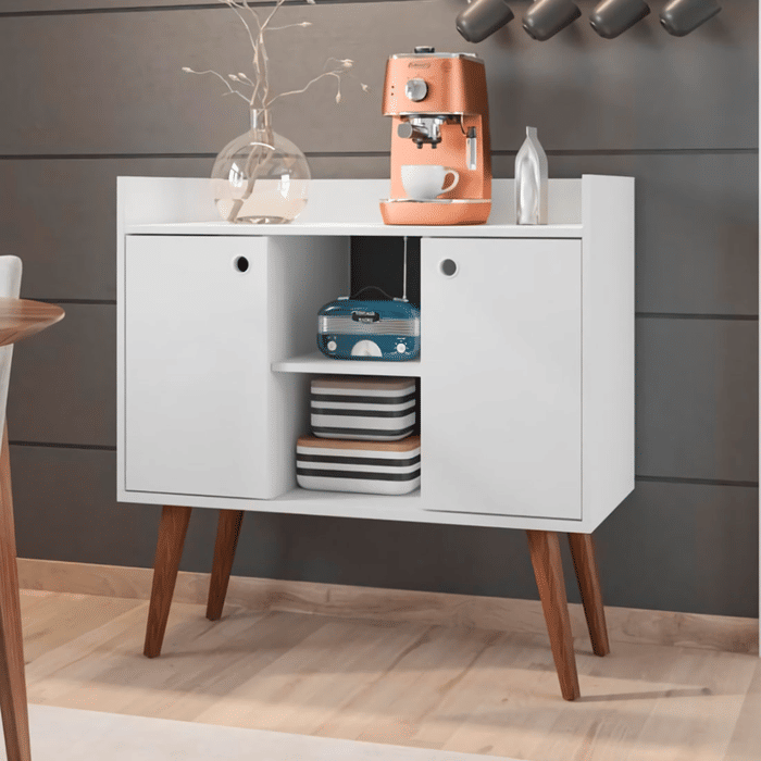 Aparador Cairo com 2 Portas Branco - Fiorello