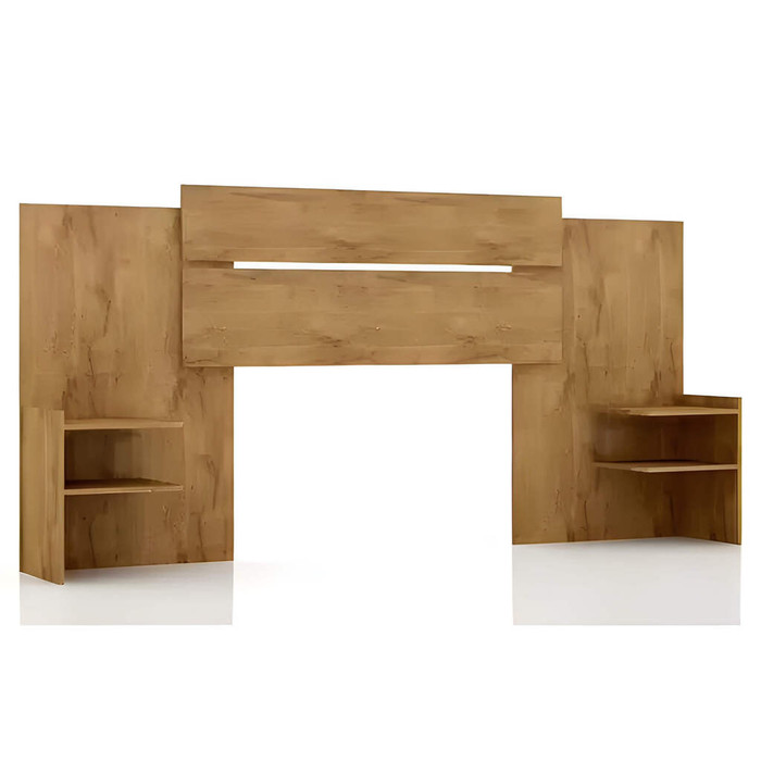 Cabeceira de Casal, Queen ou Solteiro em MDF Mila Extensível Avelã - Panan