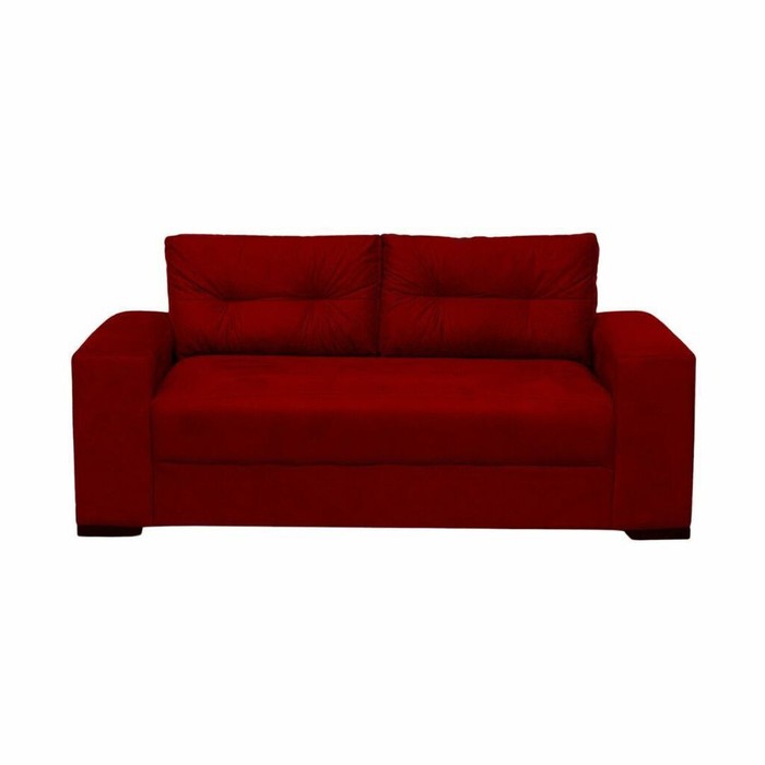 Sofá 3 Lugares Confort Vermelho Masterflex