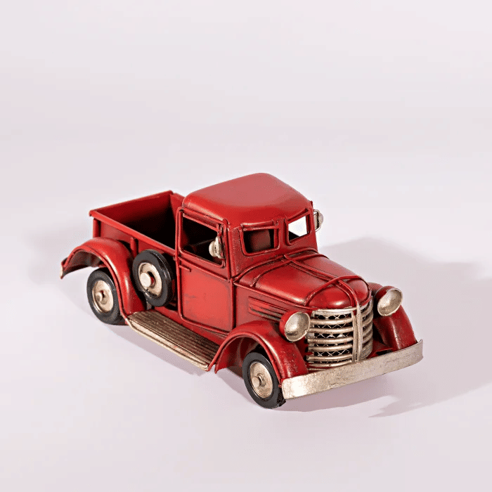 Miniatura de Caminhonete Metálica Vermelha