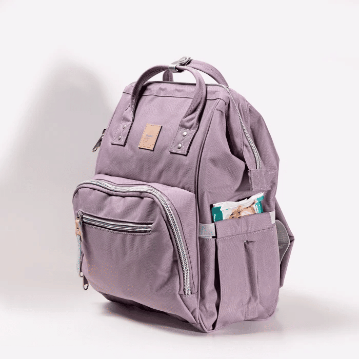 Bolsa Mochila Maternidade 2.0 Premium Lilás