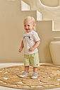 CONJUNTO T-SHIRT EM MEIA MALHA E SHORT EM TECIDO ECO BAMBU CONJUNTO T-SHIRT EM MEIA MALHA E SHORT EM TECIDO ECO BAMBU