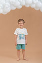 CONJUNTO PIJAMA CAMISETA E SHORTS EM MEIA MALHA PV CONJUNTO PIJAMA CAMISETA E SHORTS EM MEIA MALHA PV