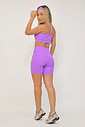 Bermuda Feminina Fitness Básico Poliamida - Roxo Magic Bermuda Feminina Fitness Básico Poliamida - Roxo Magic
