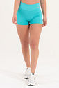 Shorts Feminino Fitness Básico Poliamida - Azul Tiffany Shorts Feminino Fitness Básico Poliamida - Azul Tiffany