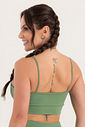 Top Feminino Fitness Básico Poliamida - Musgo Malva Top Feminino Fitness Básico Poliamida - Musgo Malva