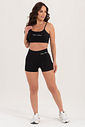 Conjunto Feminino Fitness Básico Shorts e Top - Preto
