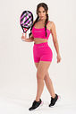Conjunto Feminino Fitness Básico Shorts e Top - Pink Magenta