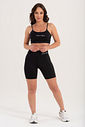 Bermuda Feminina Fitness Básico Poliamida - Preto Bermuda Feminina Fitness Básico Poliamida - Preto
