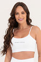 Conjunto Feminino Fitness Básico Shorts e Top - Branco