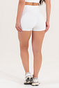 Shorts Feminino Fitness Básico Poliamida - Branco Shorts Feminino Fitness Básico Poliamida - Branco