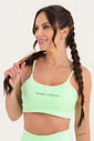 Conjunto Feminino Fitness Básico Bermuda e Top - Verde Mint
