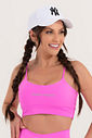Conjunto Feminino Fitness Básico Bermuda e Top - Babalu Lilac
