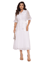 CHAMISE MAX MIDI MUSSELINE COM RENDA - 13919 CHAMISE MAX MIDI MUSSELINE COM RENDA - 13919
