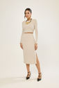 Saia Midi Em Tricot Saia Midi Em Tricot
