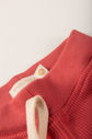 Calça Wide Leg Infantil Menina Moletom Texturizado Algodão Sustentável - Vermelho Cedro Calça Wide Leg Infantil Menina Moletom Texturizado Algodão Sustentável - Vermelho Cedro