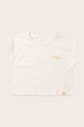 Blusa Menina Manga Japonesa 100% Algodão - Off Natural