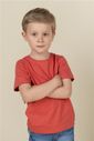 Camiseta Menino 100% Algodão - Vermelho Cedro Camiseta Menino 100% Algodão - Vermelho Cedro