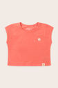 Conjunto Menina Blusa Manga Japonesa Rosa Coral e Shorts Saia Rosa Coral Conjunto Menina Blusa Manga Japonesa Rosa Coral e Shorts Saia Rosa Coral