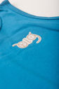 Regata Menino 100% Algodão - Azul Turquesa