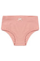 Kit 3 Peças Calcinha Infantil Menina - 1 Off e 2 Rosa Kit 3 Peças Calcinha Infantil Menina - 1 Off e 2 Rosa