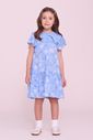 Vestido De Chiffon Estampa Floral