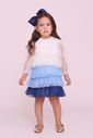 Vestido De Tule Com Pérolas No Decote Vestido De Tule Com Pérolas No Decote
